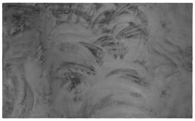 Tutumi Rabbit, hodvábny vysoký koberec 140x200 cm, tmavá šedá, SHG-08480