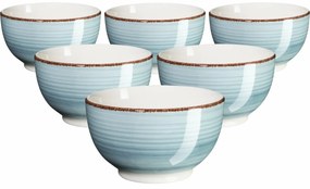 Mäser Súprava 6 misiek Bel Tempo 14 cm, svetlomodrá