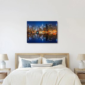 Obraz Manhattanu v noci (70x50 cm)