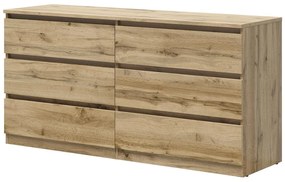 Komoda BRW Tetrix 4 (dub wotan) . Vlastná spoľahlivá doprava až k Vám domov. 1098484