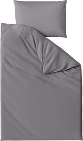 Bavlnené obliečky DENYX BLEND sivé zips Rozmer obliečky: 2 ks 70 x 90 cm | 200 x 220 cm