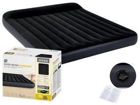 Veľký dvojlôžkový nafukovací matrac 203x183x25 cm s opierkou hlavy INTEX 64144