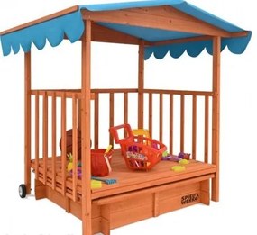 Pieskovisko s krytou verandou