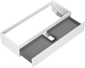 Mexen Orio, kúpeľňová skrinka 120 cm, 1 zásuvka, biela matná, 91A10-12023-1-BF01