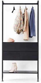 Čierny set do predsiene Edge by Hammel