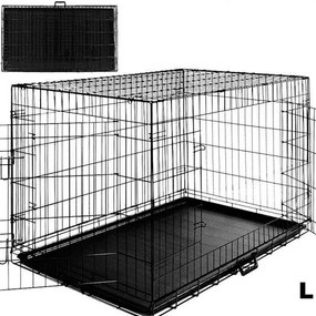 Bestent Skladacia klietka 90x56x63 cm - L