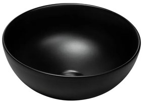 Keramické umývadlo na dosku DOMI 32 cm čierne