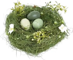 Veľkonočná dekorácia EASTER JOY hniezdo s vajíčkami 725586