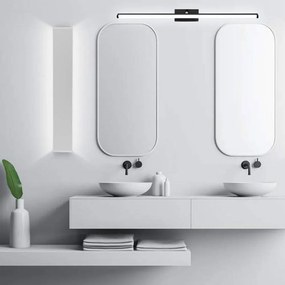 Toolight Rea - Toolight, LED kúpeľňové svietidlo nad zrkadlo 20W 100CM APP375-1W, čierna, OSW-05005