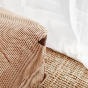 Kreslo Fold Kadife Camel