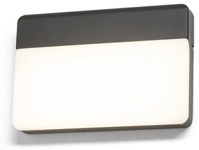 RENDL R13756 GAVIN LED vonkajšie svietidlo, nástenné IP65 antracitová mliečny akrylát
