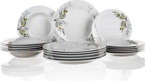 Porcelánové taniere Olives 18 dielov, BANQUET