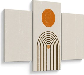 Obraz - Hnedé oblúky (90x60 cm)