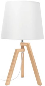 Aigostar - Drevená stolná lampa 1xE27/60W/230V borovica