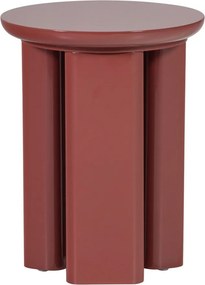 Lesklý okrúhly odkladací stolík ø 40 cm Orivo – WOOOD