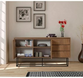 Skrinka Ruba Walnut and Black