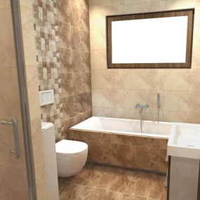 Obklad Nairobi Dekor Luxor Mix Marfil 31,6x63,2 BA