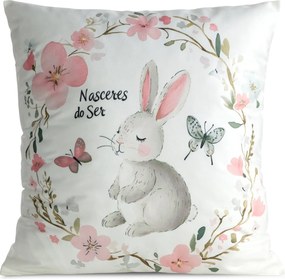 VEĽKONOČNÁ DEKORAČNÁ OBLIEČKA NA VANKÚŠ CONY1 45X45 CM VZOROVANÁ
