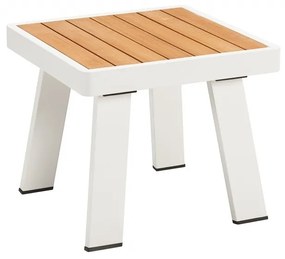 Záhradný stolík York 45 cm biely