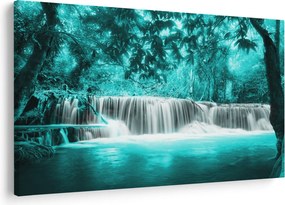 Obraz - Modrý vodopád (90x60 cm)