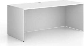 Kancelársky písací stôl FRAME, 180x80 cm, biela