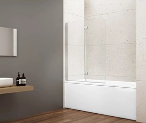 Gelco Gelco, LORO vaňová zástena skladacia 900mm, číre sklo, GN1190