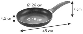 Tescoma Panvica MANICO ROSSO  , 26 cm