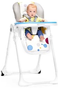 KINDERKRAFT - Detská jedálenská stolička YUMMY béžová/biela