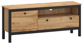 TV stolík B Palmer dub wotan / čierna