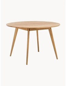 Okrúhly jedálenský stôl z dubového dreva Yumi, Ø 115 cm