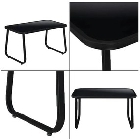 Záhradný kovový nábytok NUGRI (pohovka + 2 kreslá + stôl) - béžový