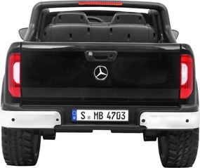 Ramiz Mercedes Benz X-Class pre deti Čierna Pickup + Pilot + pohon 4x4