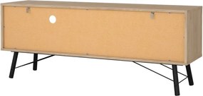 TV stolík v dekore duba v prírodnej farbe 150x60x40 cm Ry – Tvilum