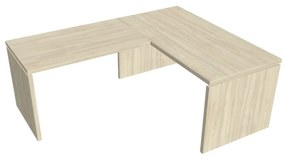 Ergonomický stôl Verno 160 x 200 cm, ľavý, agát