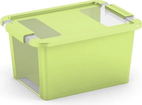 KIS Úložný Bi box S, 11 litrov priehľadná / zelená farba
