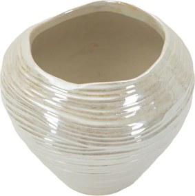 Váza Roundy 22 cm perleťová