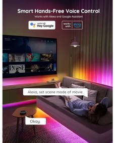 Govee - Wi-Fi RGBIC PRO Smart LED pásik 10m