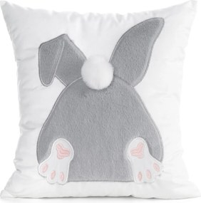 VEĽKONOČNÁ DEKORAČNÁ OBLIEČKA NA VANKÚŠ RUMP 45X45 CM VZOROVANÁ