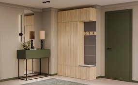 Předsíňová stěna Haga 2Sz1W 150 cm dub Sonoma