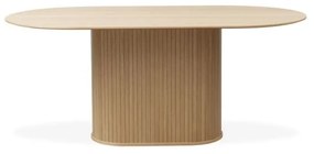 Jedálenský stôl s doskou v dubovom dekore 95x180 cm Nola – Unique Furniture