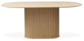Jedálenský stôl s doskou v dubovom dekore 95x180 cm Nola – Unique Furniture