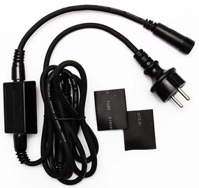 DECOLED LED svetelná súprava pre vianočné stromčeky vysoké 21-23 m, teplá biela s bleskom, s padajúcim snehom