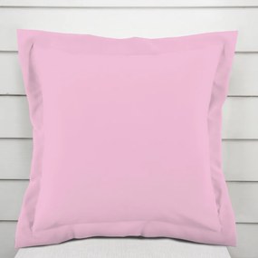 Biante Bavlnená obliečka na vankúš s lemom Moni MO-025 Svetlo ružová 35 x 45 cm