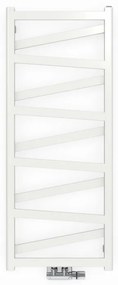 Terma Vipera 1470x400 vodný/elektrický radiátor White Matt ZS