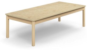 Stôl DECIBEL, 1800x800x530 mm, akustické linoleum - béžová