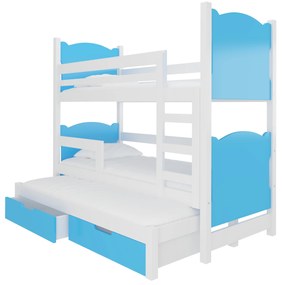 Poschodová detská posteľ 180x75 cm. Akcia -20%. Vlastná spoľahlivá doprava až k Vám domov. 1052132