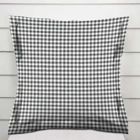 Biante Dekoračná obliečka na vankúš s lemom Rebeka RE-012 Sivo-biela kocka malá 50 x 60 cm