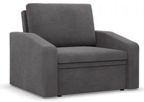 Kreslo ORBIT Poso rozkladacie, tmavosivé