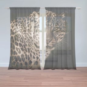 Sablio Záclony Leopard: 2ks 150x250cm