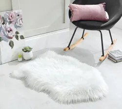 Flair Rugs koberce Kusový koberec Faux Fur Sheepskin Ivory - 160x230 cm